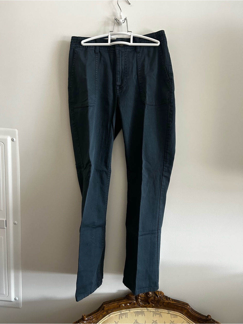 PRANA Straight Leg Utility Pants in Dark Sky Blue